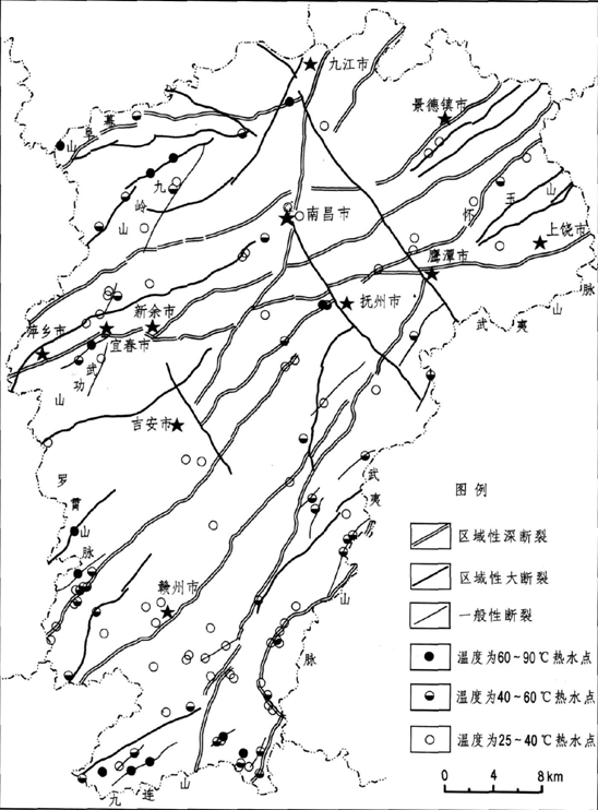 江西省地熱資源分布規律-地熱開發利用-地大熱能 江西省地熱資源分布規律-地熱開發利用-地大熱能